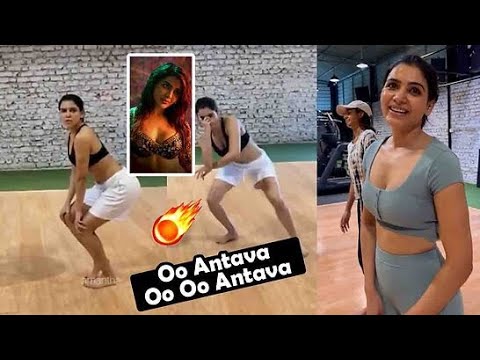 Oo Antava Ooo Antava Song behind the scenes || Samantha Dance Reharsals | Filmyfocus.com