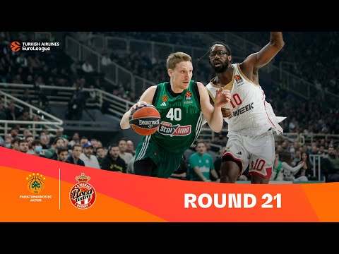 Panathinaikos AKTOR Athens-AS Monaco | Round 21 Highlights | 2023-24 Turkish Airlines EuroLeague