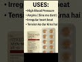 Aten 50 Mg Tablet Uses In Hindi| Atenolol Tablet | Heart Attacks #shorts #atenolol #medicine #viral