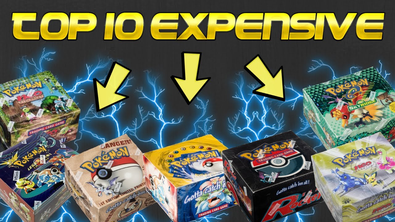 most expensive pokemon booster boxes Top-10 Most Valuable Pokmon Booster Packs and Boxes