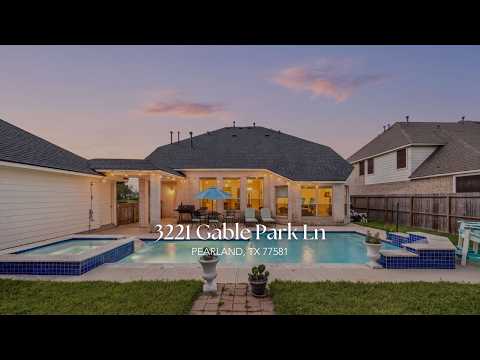 3221 Gable Park Ln, Pearland, TX home video tour