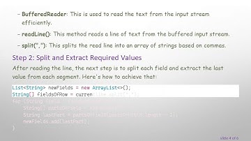How to Read and Split a CSV File in Java