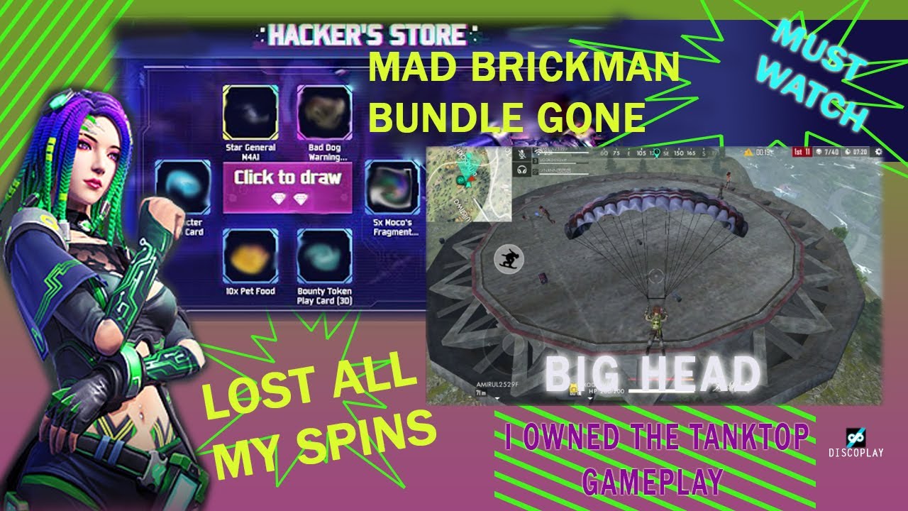 How to spin in Hacker Store in Free Fire Full Detail with Gameplay