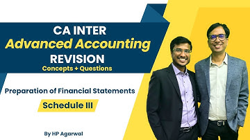 PREPARATION OF FINANCIAL STATEMENT Revision with Questions |CA Inter Advanced Accounts HP Sir AIR1CA