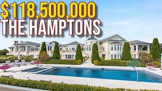 Touring $118,500,000 Hamptons Mega Mansions Water Mill New York