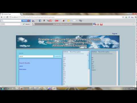 Scalable and secure sharing of personal health records in cloud computing