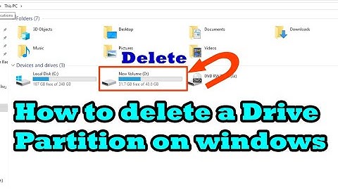 How to Hide & Delete Drive Partition on Windows 10/11/7 |Delete Partition on Windows 10 easily