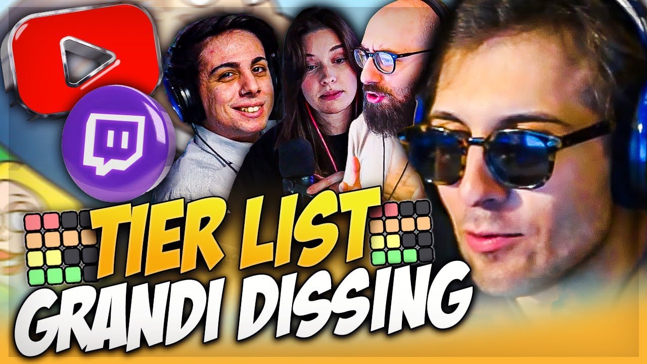 CHI SONO I MIGLIORI STREAMER ?? TIER LIST DEL DISSING !