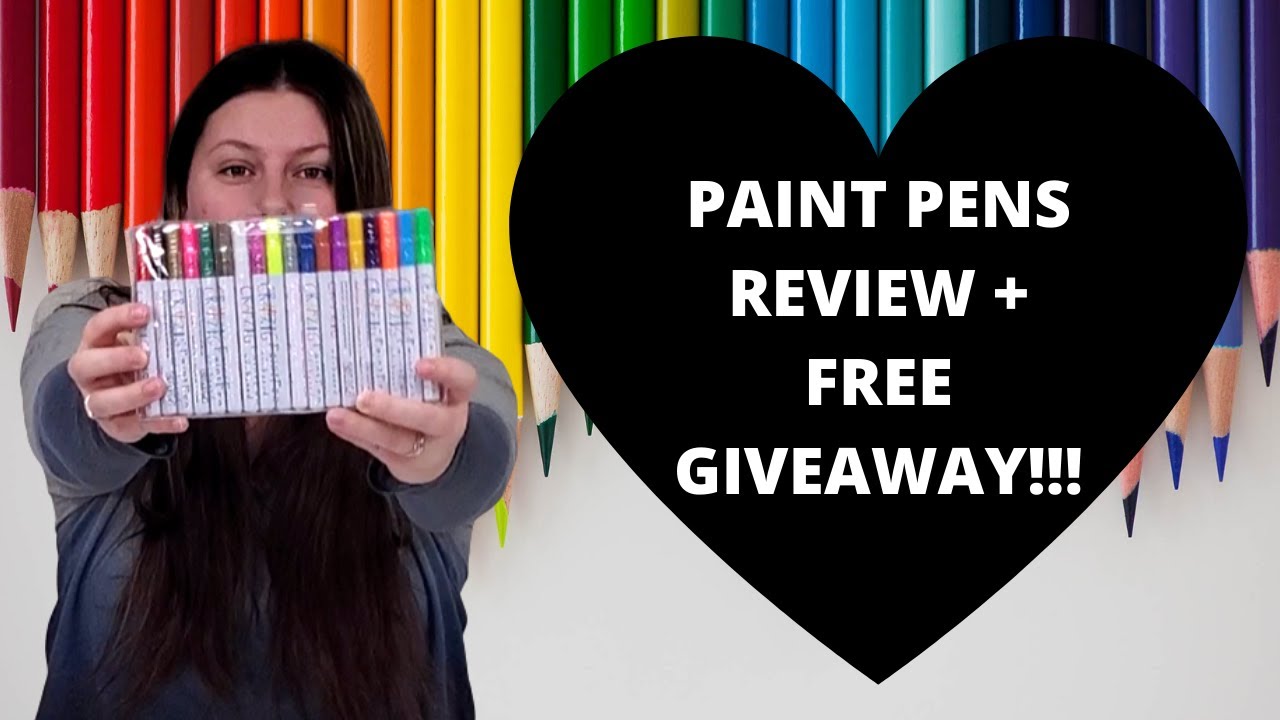 Best Paint Pens on Amazon FREE GIVEAWAY 🎨 YouTube