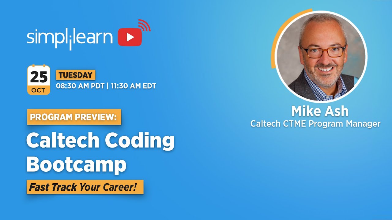 🔥Program Preview: A Live Look at the Caltech Coding Bootcamp | Full Stack  Development | Simplilearn - YouTube