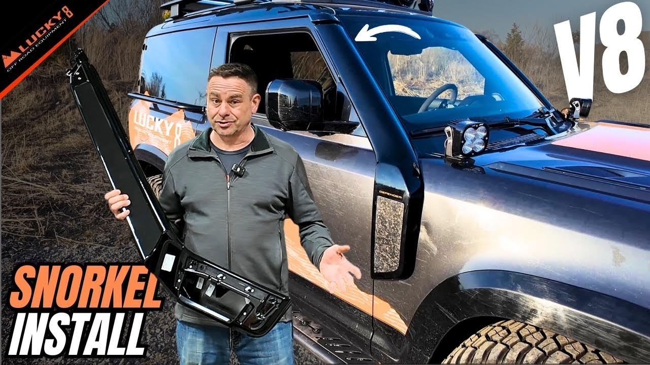 Twin Snorkels on a V8 Defender L663? Spoiler Alert: They Fit and They’re Epic