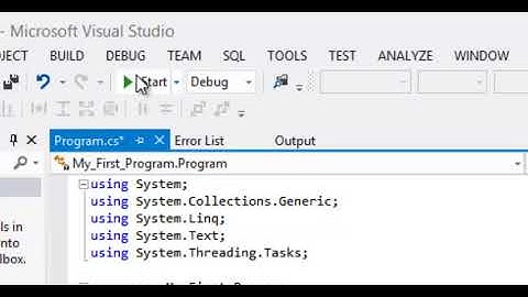 Part 1 Displaying a String Using Console in C Sharp