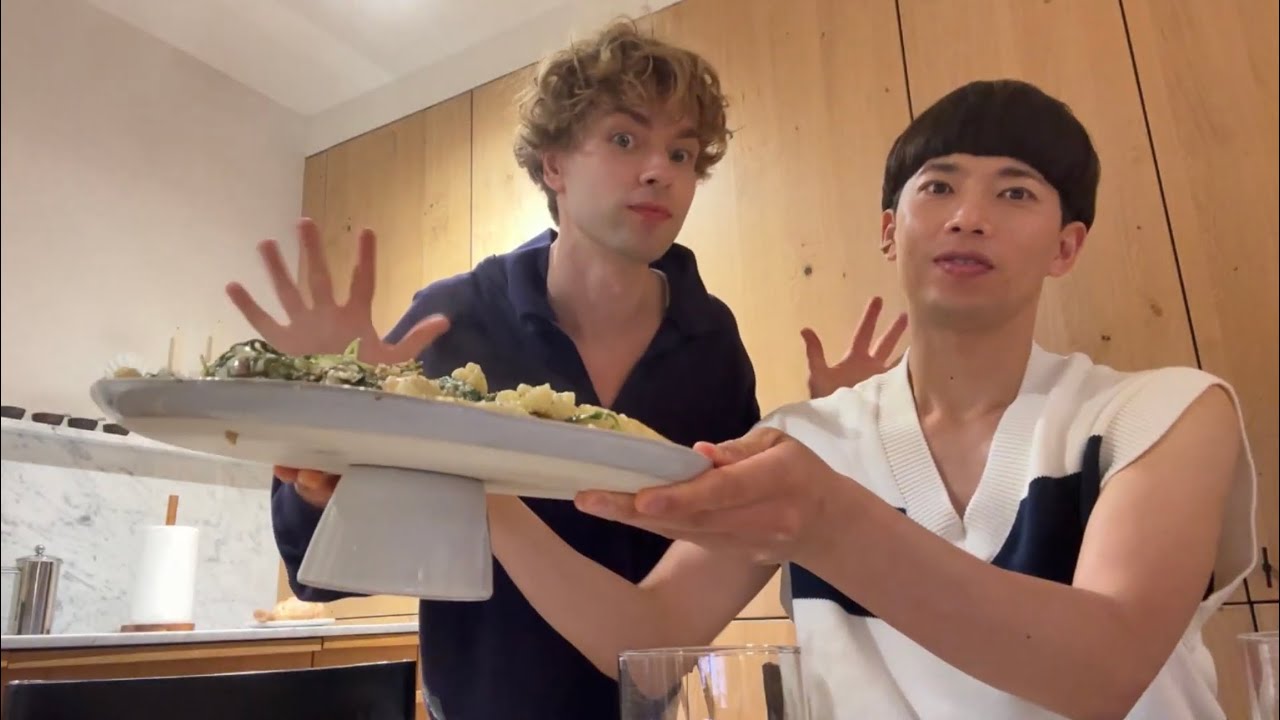 【夫夫トーク】レモンパスタ作ってくれる旦那、尊すぎた😭