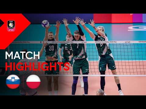 Video Highlights | Slovenia vs. Poland | CEV Enel EuroVolley 2026 Men | Semi-Final