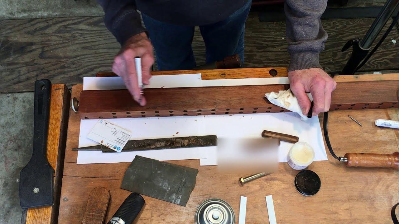 What to do with a Hole in stained Wood — Using Shellac Fill Sticks YouTube