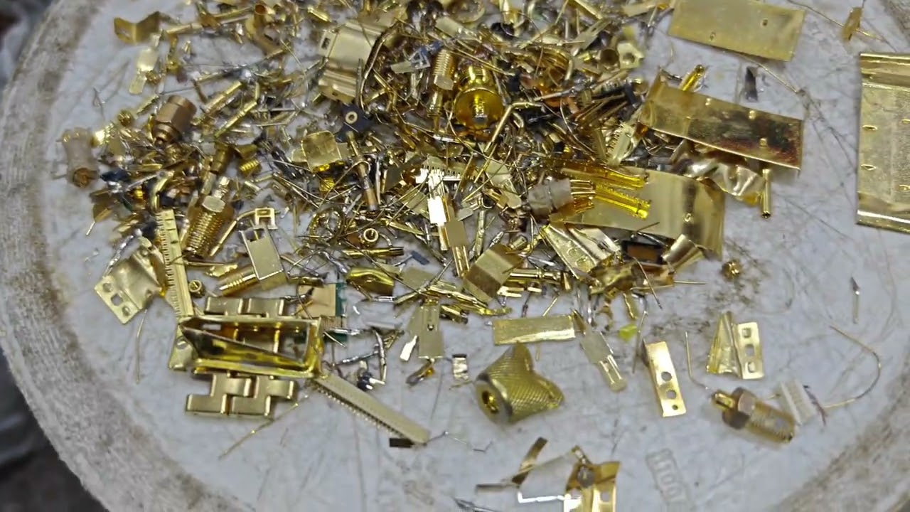 Всевозможный микс позолоты , добываю золото , посылка часть 2