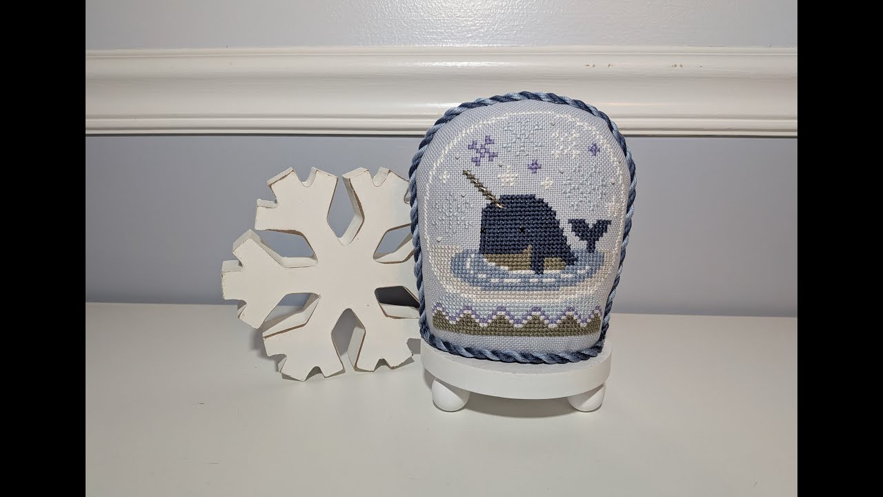 Flosstube Extra: Урок по созданию овальной основы для вышивки крестом в виде подставки