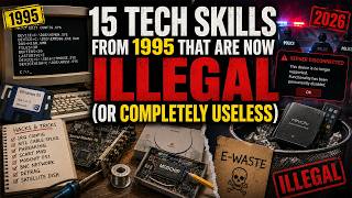 15 Tech Skills From 1995 That Are Now ILLEGAL (Or Completely Useless)
