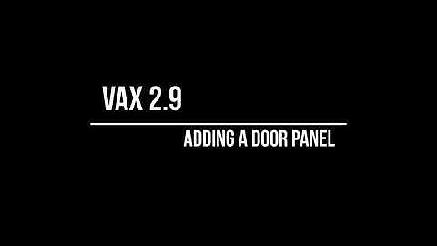 VAX Access Control Software - Adding A Panel