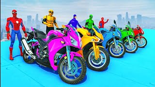 Super Heroes Impossible Stunt Ramp Racing Ramp Challenge