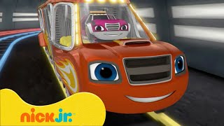 Blaze’s High Speed Train Rescues! 🚝 | Blaze And The Monster Machines | Nick Jr. Uk