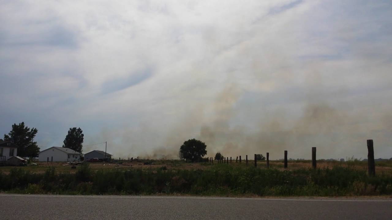 6/29/2016 Fort Hall, Idaho Brush Fire YouTube