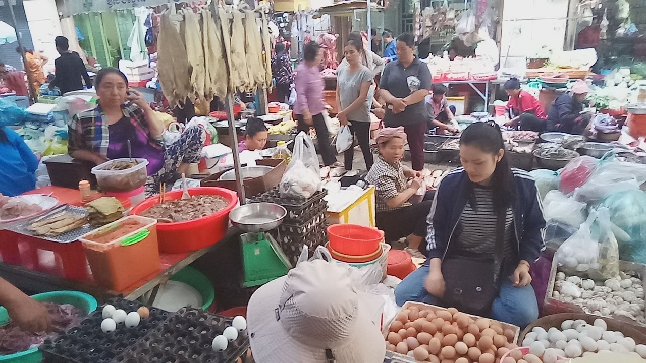 Phnom Penh Food View - A Walk Around Cambodian Wet Market ...