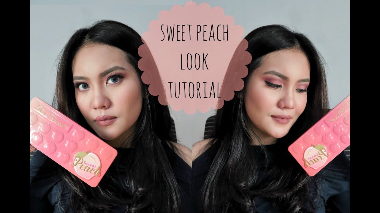 SWEET PEACH LOOK X TOO FACED SWEET PEACH EYESHADOW PALETTE