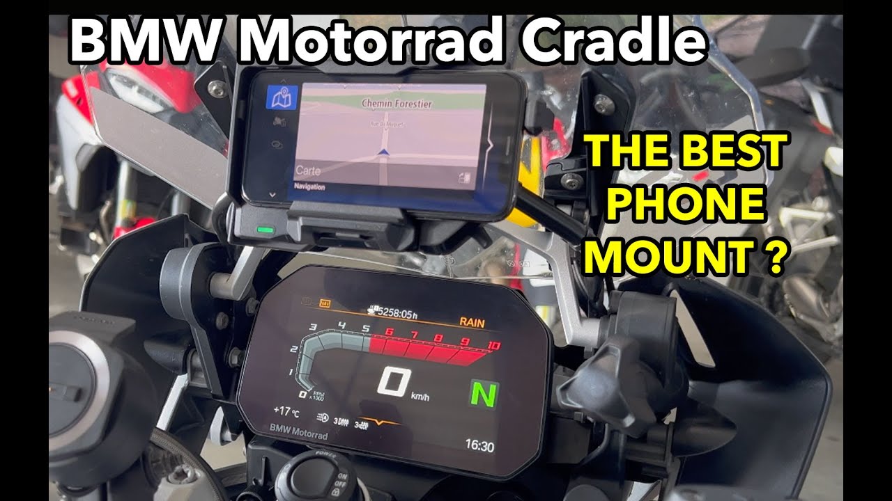 BMW Motorrad Connected Cradle : the best phone mount for your R1250GS ? 