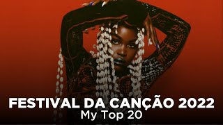 🇵🇹 Festival da Canção 2022: My Top 20
