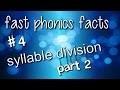 Phonics and Syllable Division Quiz