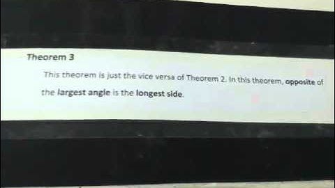 Project V: Theorems of Triangle Inequalities