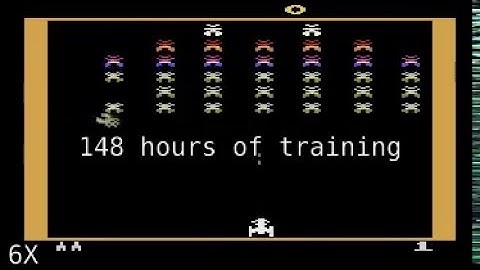 Deep Q Network learning to play Galaxian (cleaner encode)