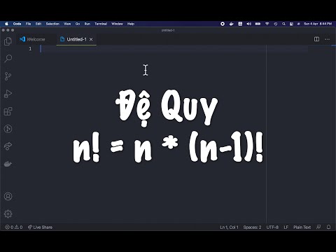 Video Học Đệ Quy Trong 10 Phút!! | Lập trình chương trình... - youtube