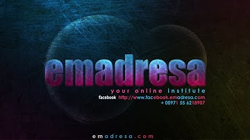 Text Effect 2 in Photoshop Urdu Tutorial with emadresa.com