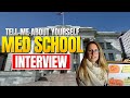 Med School Interview: "Tell Me About Yourself" | BeMo Academic Consulting #BeMo #BeMore
