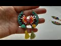 Diy tutorial a met  orecchini earrings superduo beadwork etnic