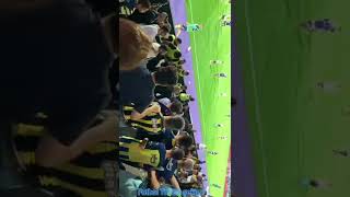 Fenerbahçe Austria Wien Tribününde Kavga Çıktı