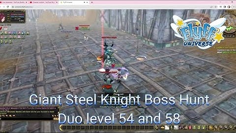 BOSS HUNT: Giant Steel Knight (Duo: Lvl 54 and 58 Acrobat & Mercenary)- Flyff Universe