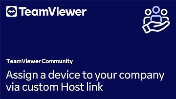 How to assign a device via custom Host link
