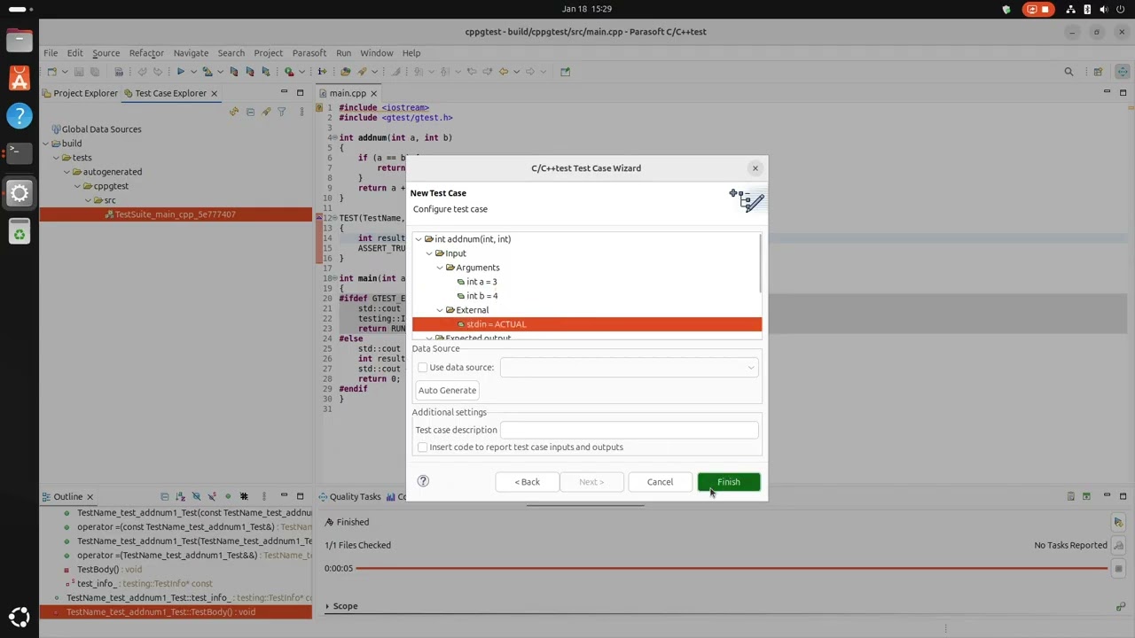 Combined Coverage Report for GoogleTest & Cpptest Test Cases