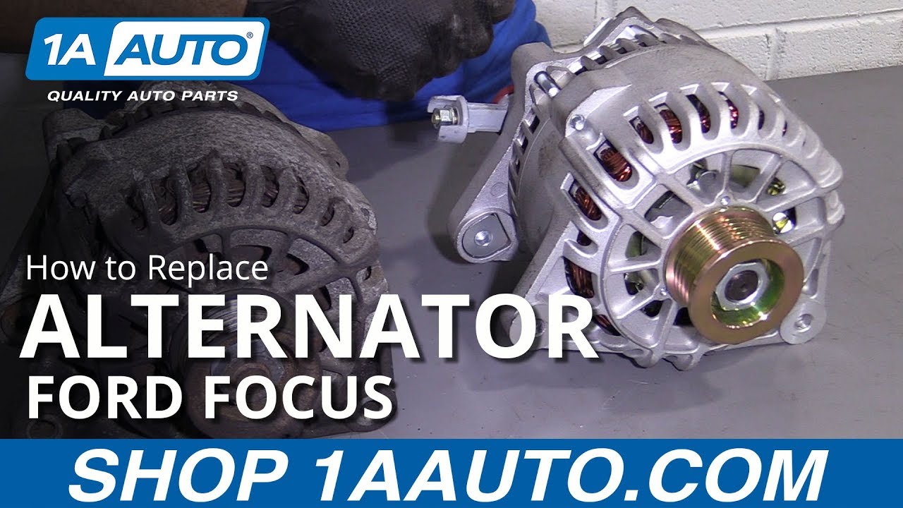 How to Replace Alternator 2000-04 Ford Focus | 1A Auto