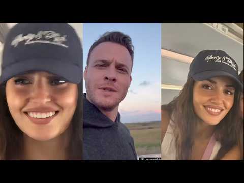 Hande Ercel At Aeroplane for Paris !Kerem Bursin With BMW