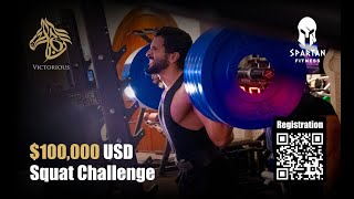 Hh Sheikh Ner Completing The 100,000 Usd Squat Challenge
