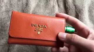 key holder wallet prada