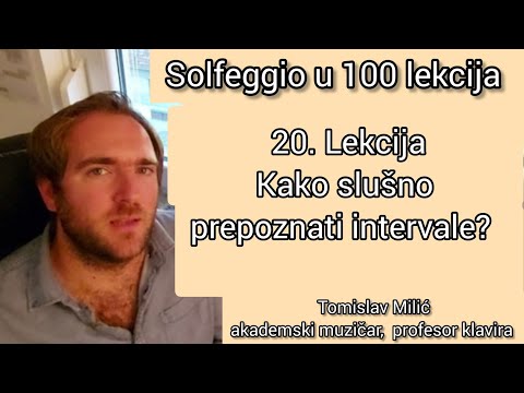 Video: Kako Prepoznati Intervale Monotonije