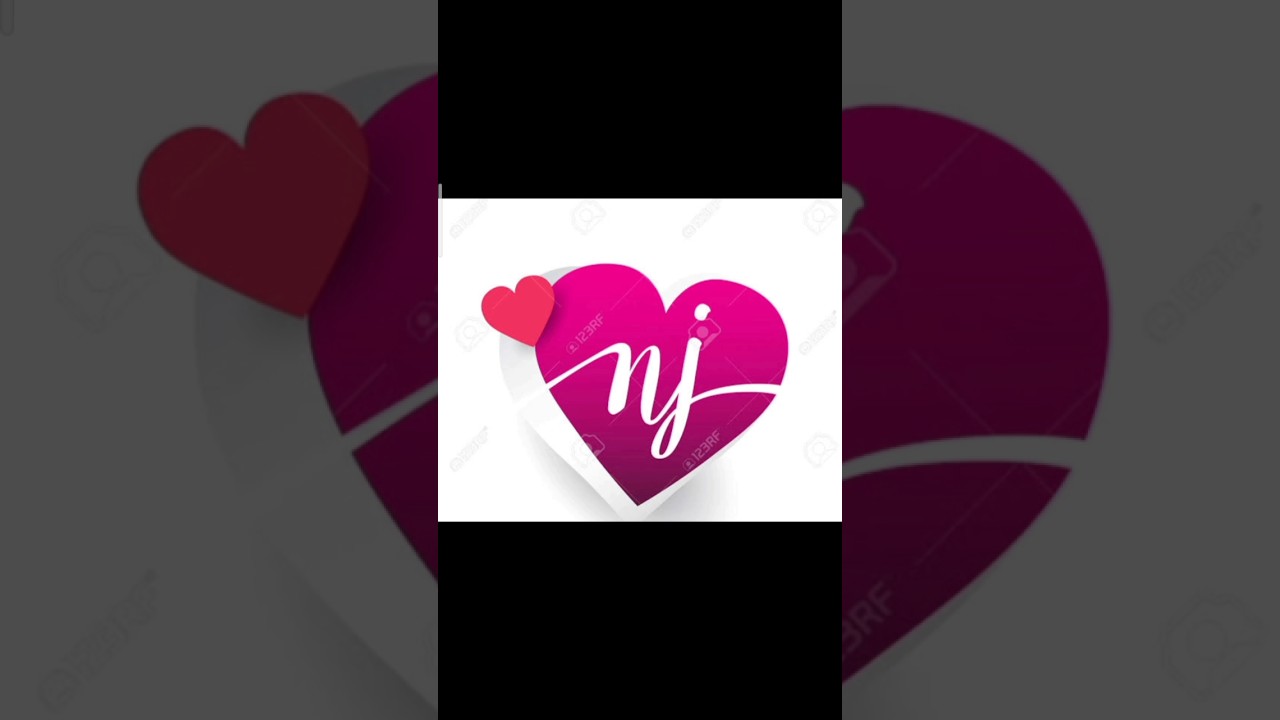 NJ letters  design For dp |💕💕 