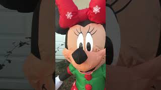 Minnie Mouse Christmas inflatable
