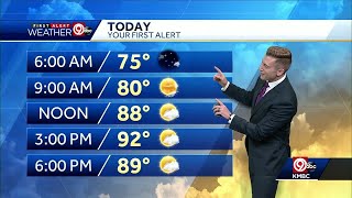 First Alert: Thursday Will Feel Like We've Hit 100 Degrees