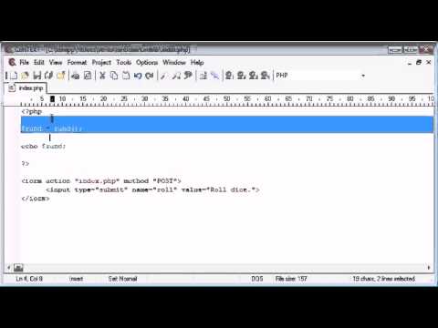 Beginner PHP Tutorial   60   Random Number Generation flv